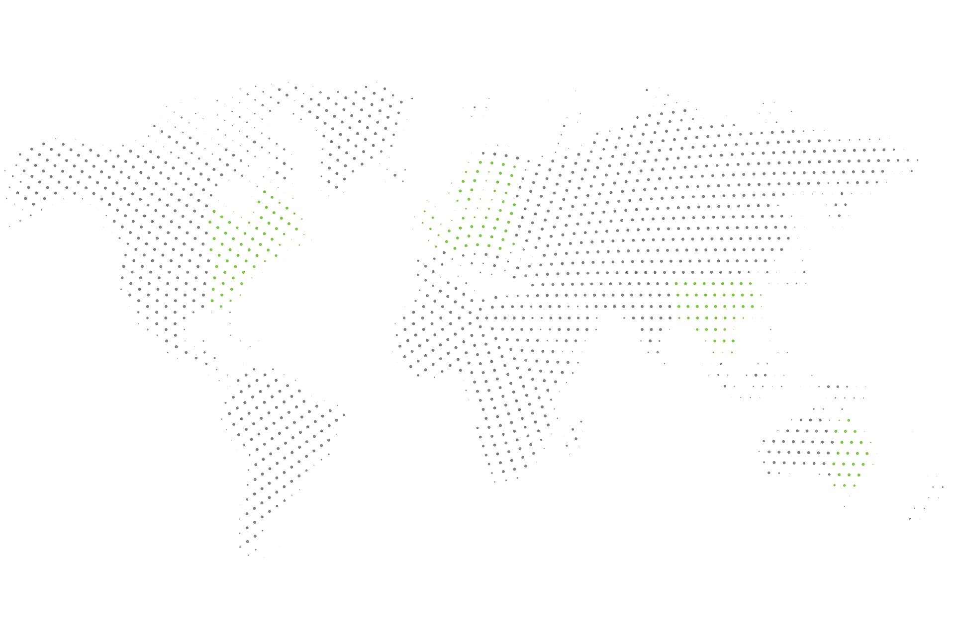 Dotted world map