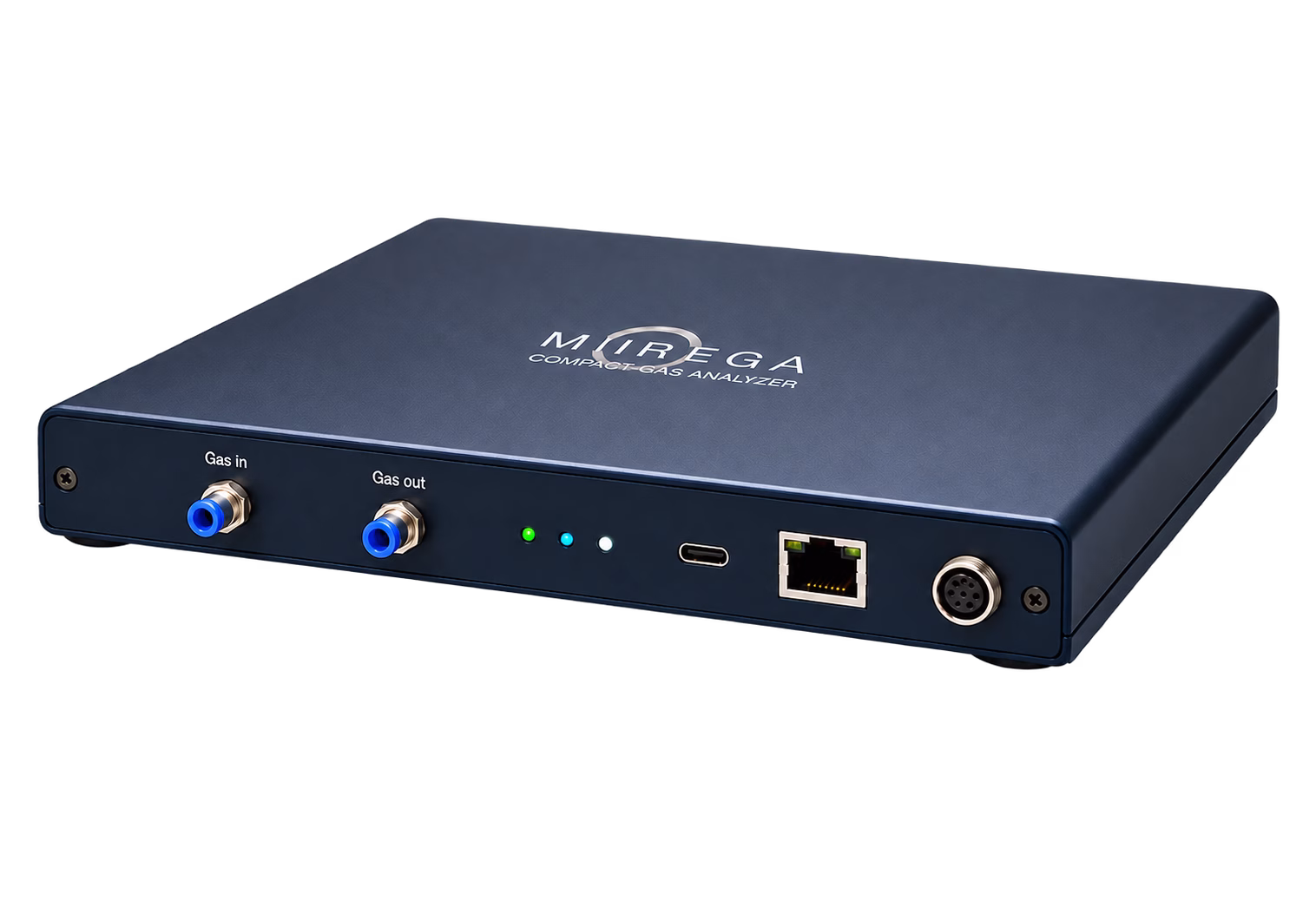 Mirega compact gas analyzer, a self-contained optical sensing core